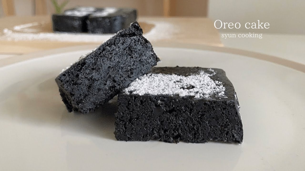 材料2つだけ 電子レンジでできる オレオケーキ作り方 Oreo Cake 오레오 케이크 Youtube