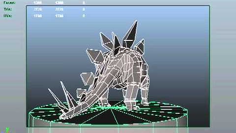 Unity Game Project - Low Poly Stegosaurus ver2
