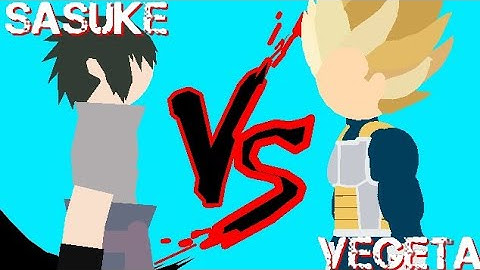 Sticknodes : Sasuke vs Vegeta stick fight animation