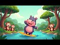 Happy Hippopotamus | English Poem For Kids #cartoon #kidscartoon #ai #viralvideo #animation #kids