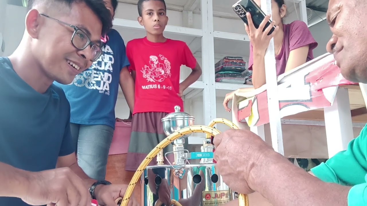 cara pasang dan cara pakai setrika uap jupe || MERCADO LAUNDRY