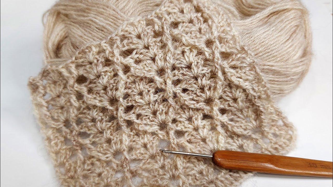 🎉ВЫ НЕ ПОВЕРИТЕ, КАК ЛЕГКО И ПРОСТО СВЯЗАТЬ ЭТОТ УЗОР! (вязание крючком для начинающих) /Crochet