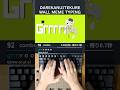 WALL MEME TYPING (Short Ver.) #shorts #wallmeme #vocaloid #typing #darekanuitekure