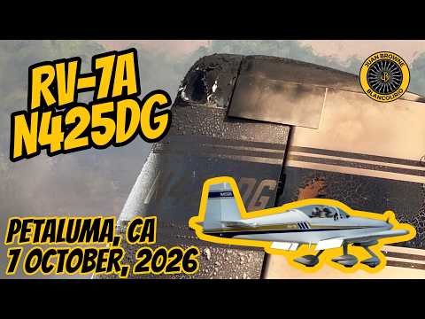 N425DG RV-7A Petaluma CA 7 Oct 2026
