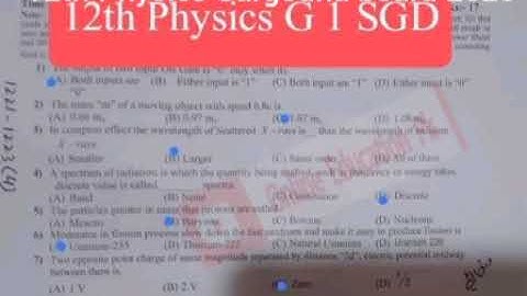 12th Sargodha Physics Paper 2023 First Time group 1