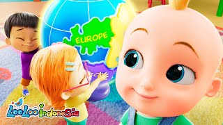 Tujuh benua Kompilasi - Lagu Anak Anak | LooLoo Indonesia