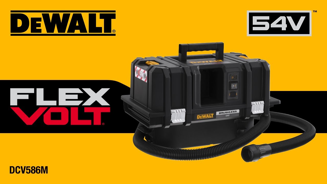 L' aspirateur DEWALT sur batterie vous permettra travailler