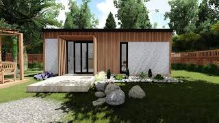 แบบบ้านโมเดิร์น 4X8 ม/minimalist house design 4X8 m