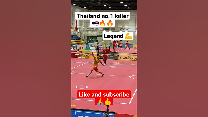 Thailand no.1 killer king's cup viral video #trending #viral #thailand #sepaktakraw #kingscup2022