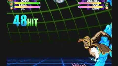 MvC2: Storm nj Infinite vs Sent [8 Variations]