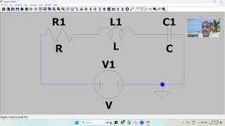 10  Simulation of Series RLC circuit with LT Spice Experiment