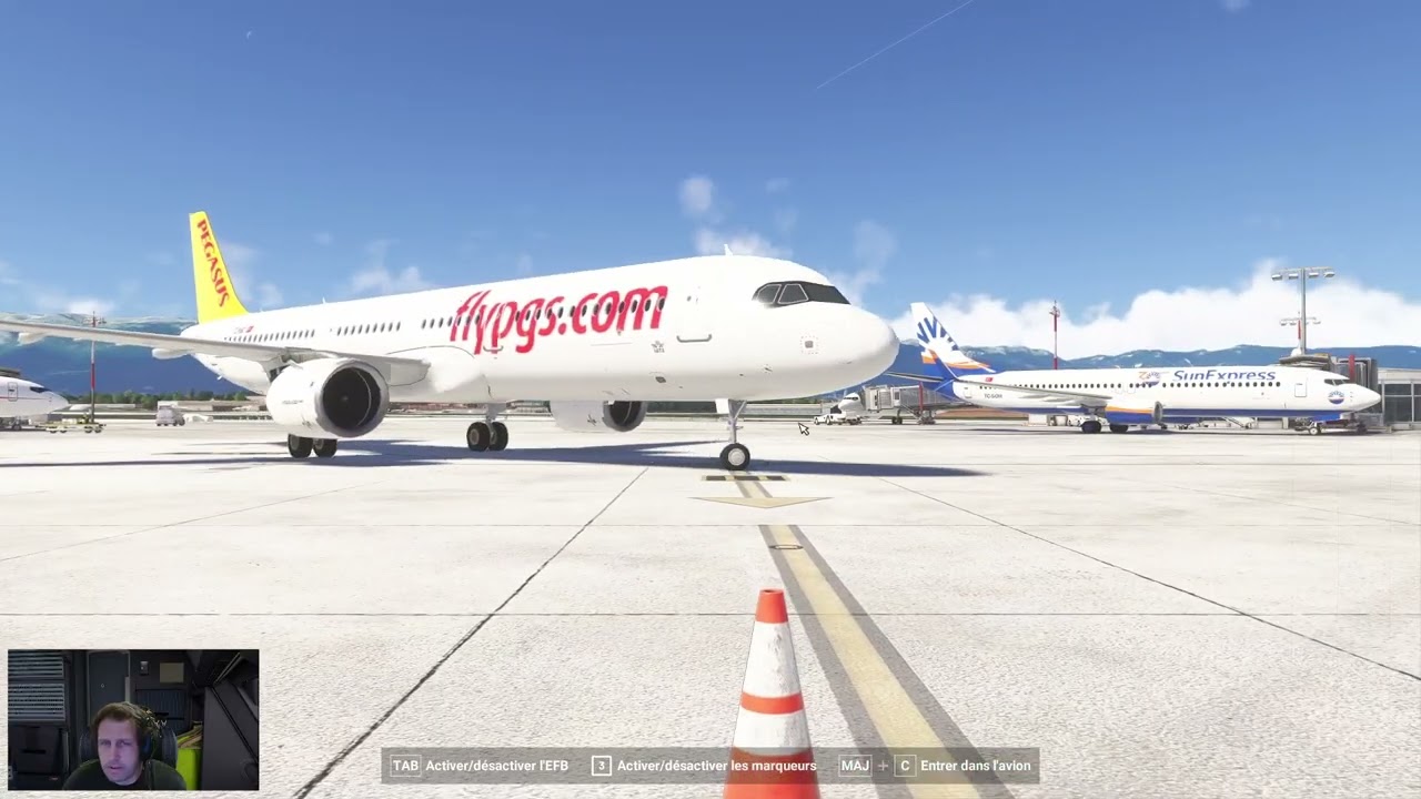 !!!!!!!!!! PC !!!!!!!!!  A320 Fenix AirFrance  Geneve LSGG --- LFBH La Rochelle, Fstl, gsx, etc dans