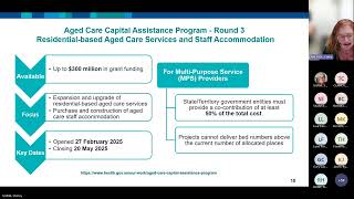 Multi-Purposes Services Program Webinar 7: Aged Care Reforms – Impacts on the MPSP and providers