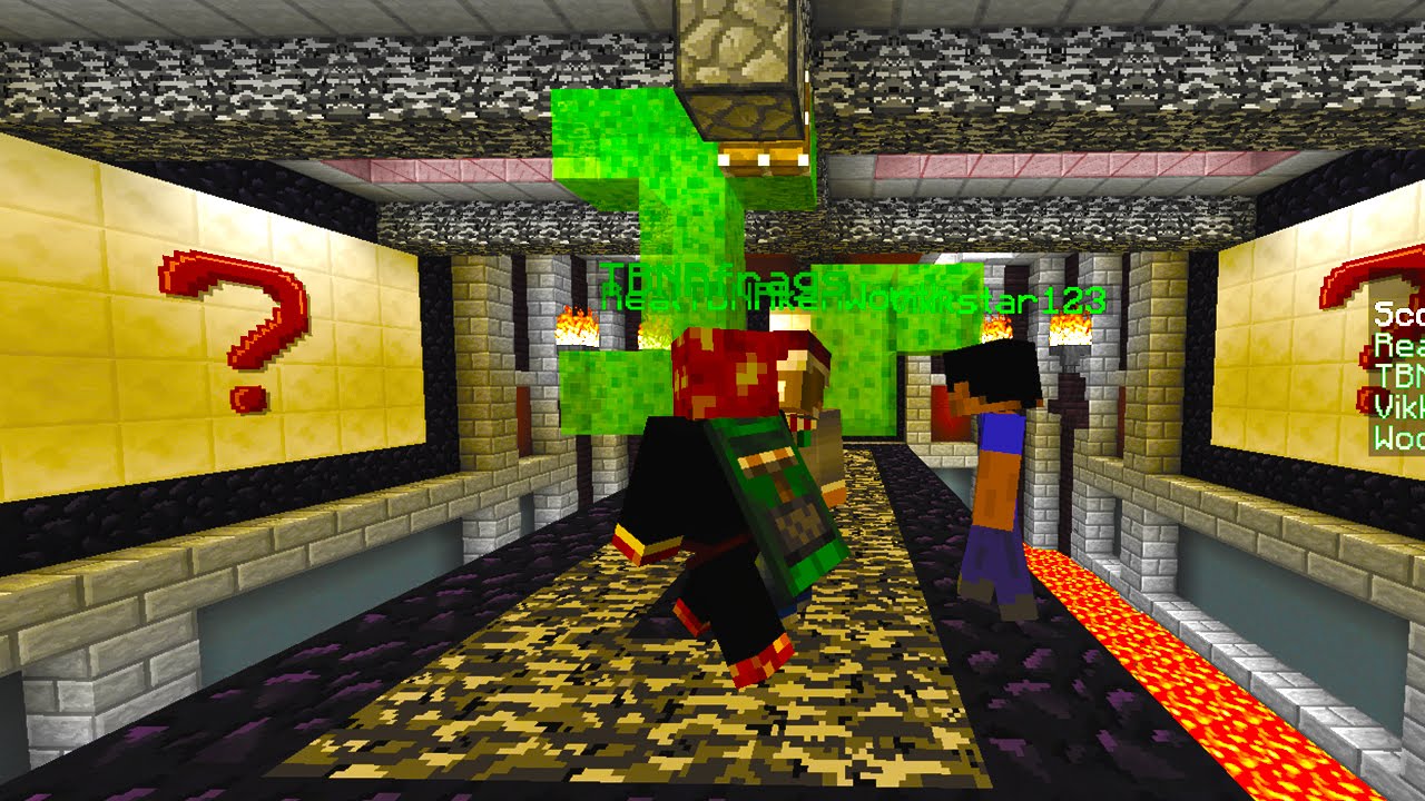 Minecraft Funny "HOLE IN THE WALL!" #2 w/ Woofless