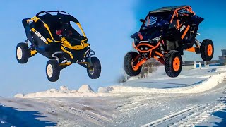 ГОНКИ НА ЭКСТРЕМАЛЬНОЙ ТРАССЕ   |  POLARIS RZR PRO R   |  BRP MAVERICK R