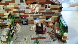 Обзор самоделки Lego дом с призраками