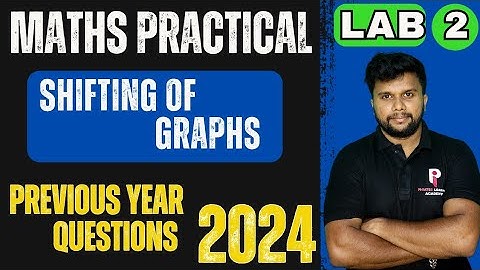 PLUS TWO | MATHS PRACTICAL EXAMINATION | LAB 2 - SHIFTING OF GRAPHS | Previous year questions 2024 |