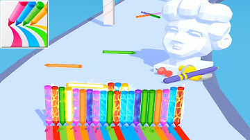 Pencil Rush 3D (IOS, Android) New update Gameplay All Levels (Level 13-15)