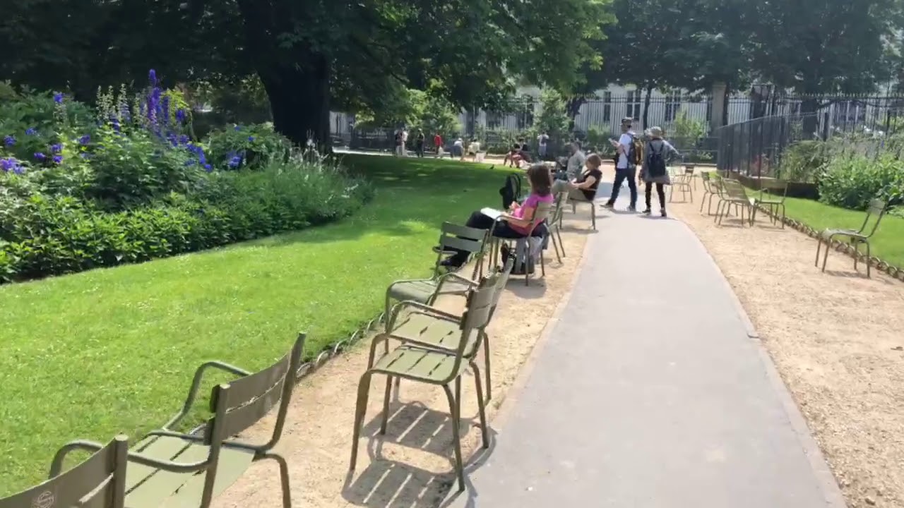 海外女性ひとり旅 リュクサンブール公園は椅子がたくさんです 18年6月9日 Youtube