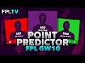 FPL Point Predictor | GAMEWEEK 10 | Fantasy Premier League | 20/21