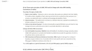 Q1 AUG 25 ENNUMERATE THE THREE MAIN PRINCIPLES OF LLMC 197