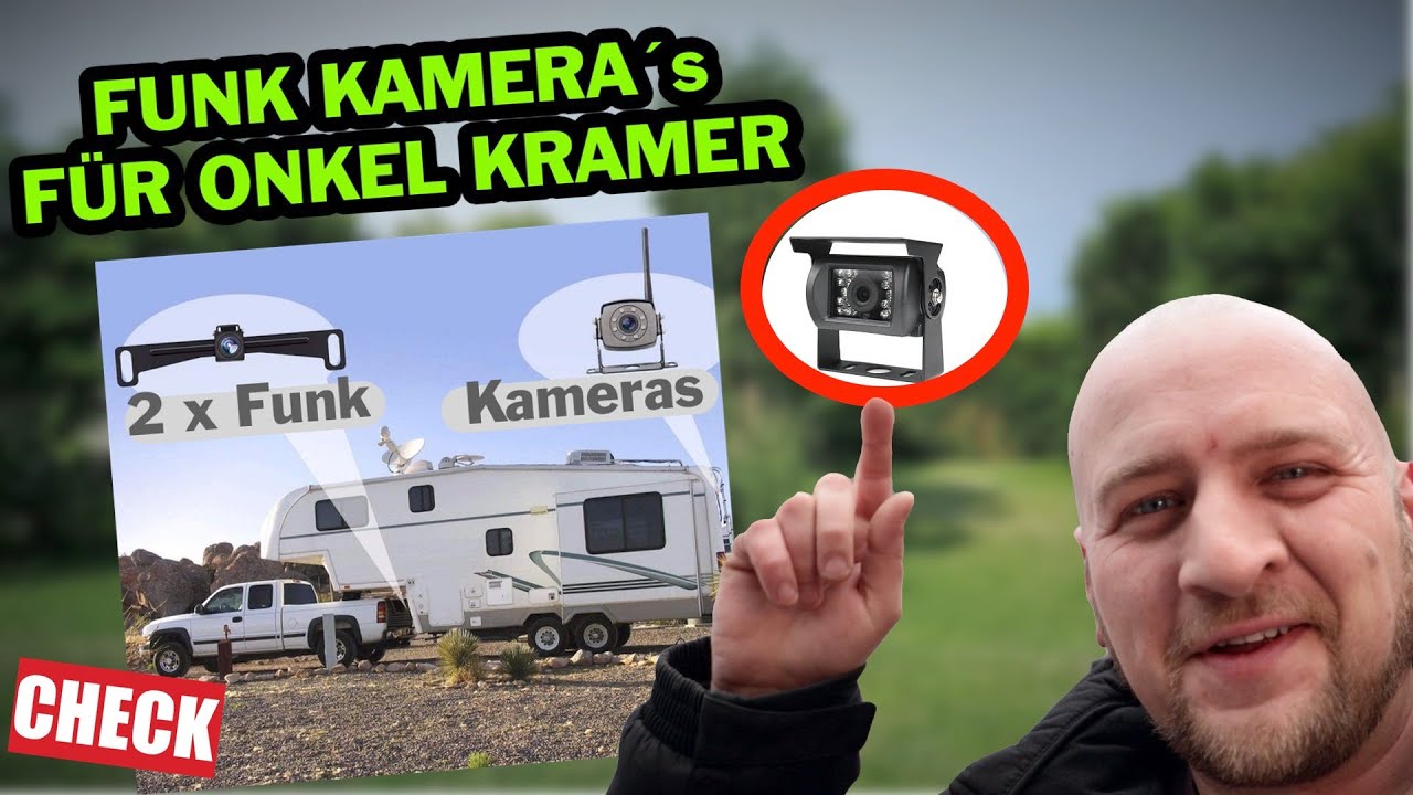 ✓ Funk Rückfahrkamera mit 2 Kameras Test Camper und Wohnwagen