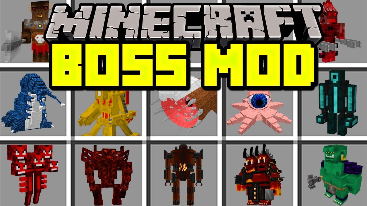 Minecraft Boss Mod Survive Against Overpowered Boss Battles