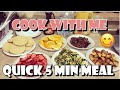 HOW TO COOK A QUICK 5 MINUTE MEAL| COOK BREAKFAST WITH ME!!!