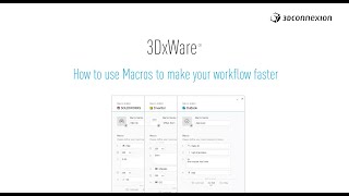 3DxWare 10 - How to use the 3Dconnexion Macro Editor screenshot 5