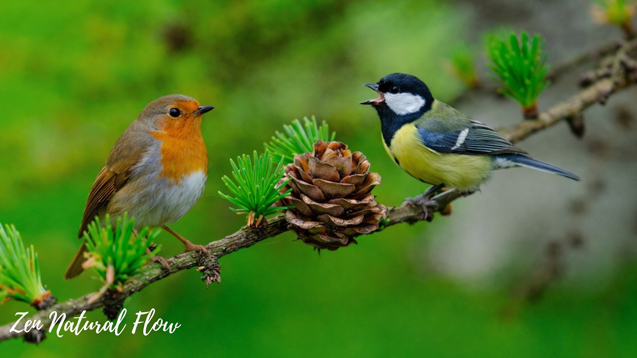 Relaxing Piano Music 🐦 Birds Singing in Nature | Deep Sleep, Meditation, Study & Stress Relief