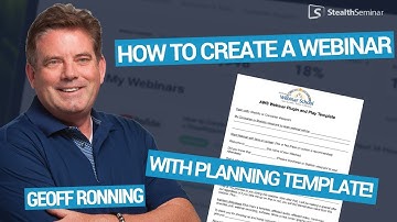 How to Create a Webinar (includes Webinar Planning Template)