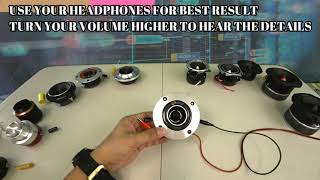 STOP BUYING CRAP! 12 Mid Weight Tweeters BEST SELLERS Sound test and Over Look