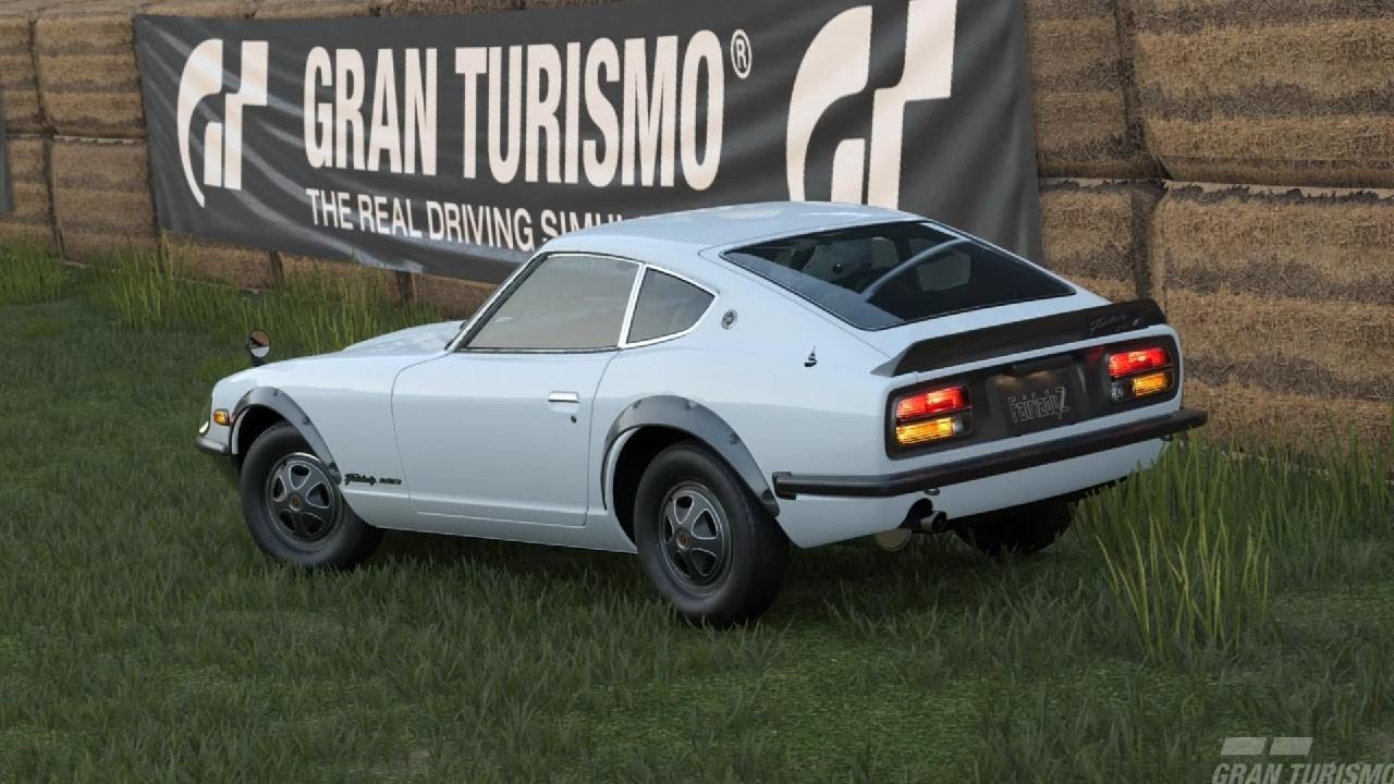 GT7. Real. Nissan Fairlady 240ZG (HS30) 1971. Original 150CV