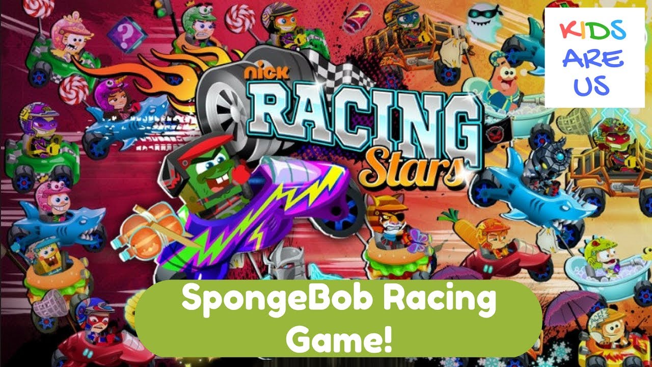 SpongeBob Racing Stars Cars Video Game.