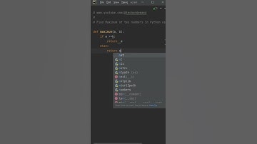 Maximum of two numbers in Python #MaximumOfTwoNumbers #python#trending #shorts #coding # programing