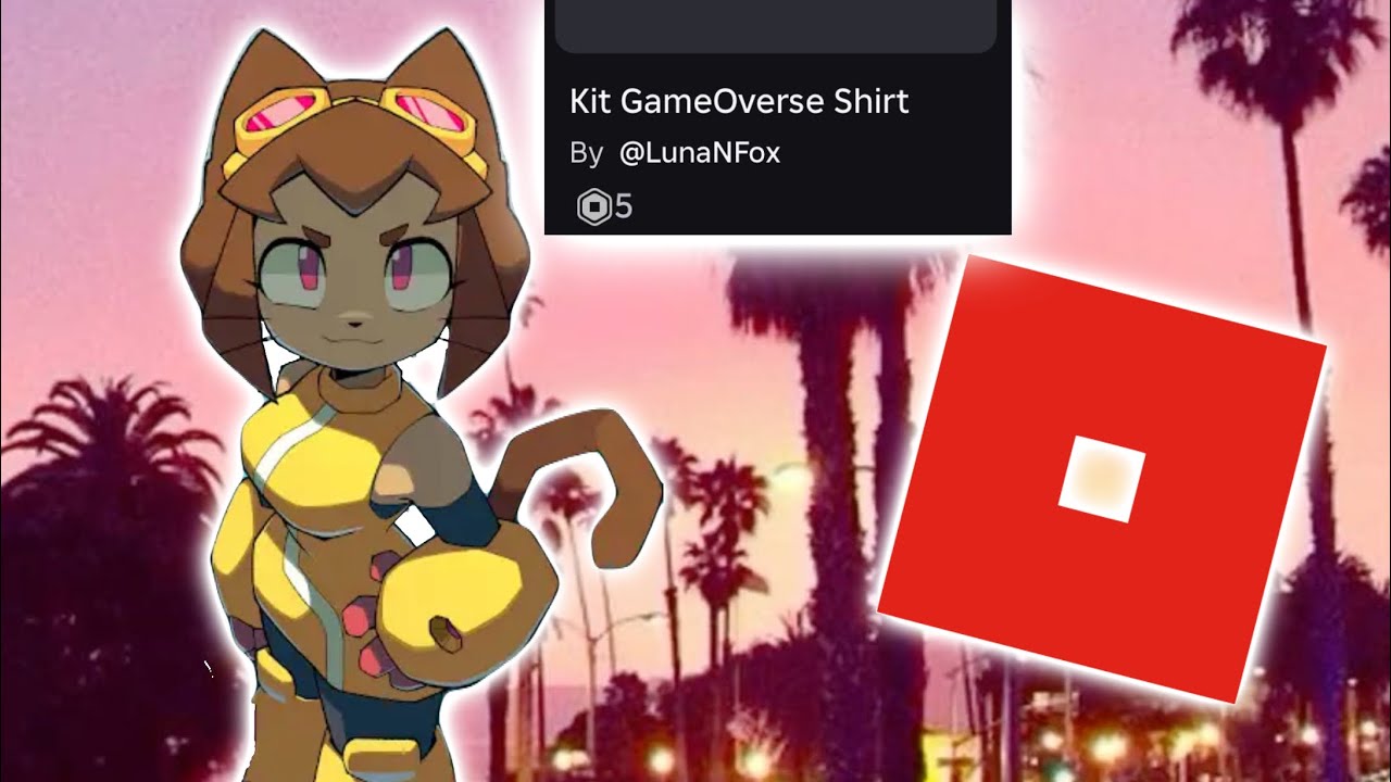 I made Kit’s Shirt from GameOverse in Roblox - YouTube