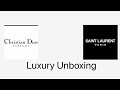 Unboxing - Christian Dior HAPPY HOUR Parfums, Saint Laurent espadrilles, &amp; ￼Swarovski Jewelry