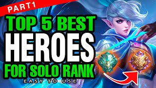 TOP 5 BEST HEROES EASY TO USE | SOLO RANK UP TO MYTHICAL GLORY FASTER | SEASON 27 | PART 1 screenshot 4