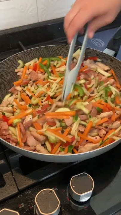 Chop suey de pollo y vegetales | cocina oriental
