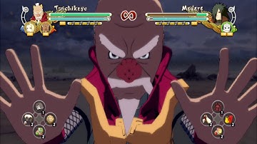 Naruto Ultimate Ninja Storm 3 Tsuchikage Onoki Complete Moveset with Command List