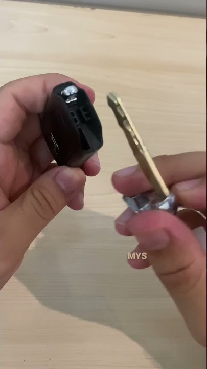 Honda civic x smart key battery replacement technique. #shorts