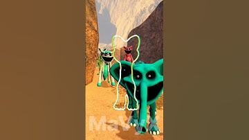 CAN YOU CATCH ZOONOMALY VS SMILING CRITTERS  POPPY PLAYTIME PERFECT OUTLINE GARRY