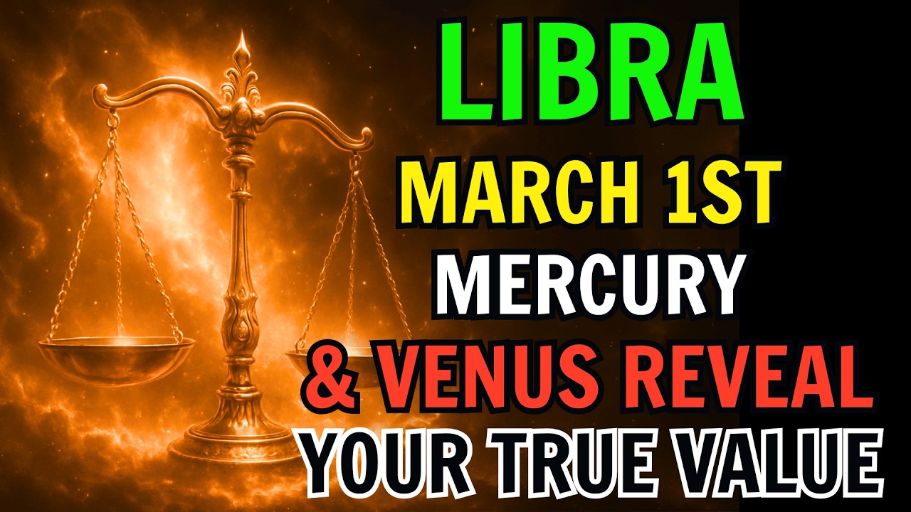 ♎ LIBRA MERCURY–VENUS REVEALS WHERE YOU’VE UNDERPRICED YOURSELF – THE SCALE RESETS (MARCH 1ST) ⚖️💰