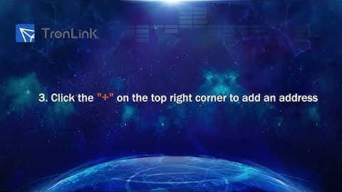 Video tutorial: How to use address book on TronLink ?