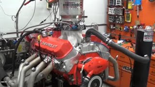 Totally streetable (87 octane fuel) 805 hp 572 BBC carb tests.