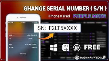 Magic cfg Change Serial number S/N, Boot purple mode, Read syscfg Nand Chip, how to change iphone SN
