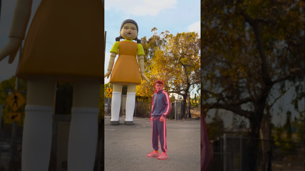 🚨VFX🚨 SQUID GAME DISASTER! Merrick & Young-hee "The Doll" 