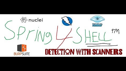 #Spring4Shell Scanner  | Spring4Shell Detection | Nmap | Nuclei | OWASP ZAP | BurpSuite
