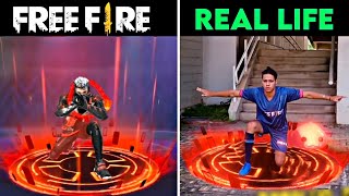 FREE FIRE ALL EMOTES IN REAL LIFE 2021 || ORIGIN OF FREE FIRE EMOTES | FREE FIRE EMOTES IN REAL LIFE