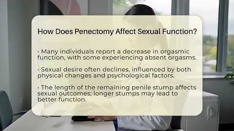 How Does Penectomy Affect Sexual Function? - The Operating Table